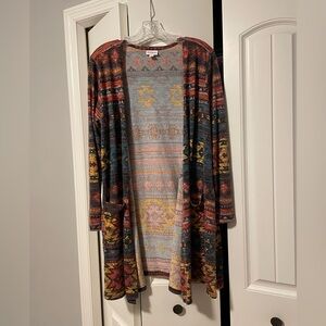 LuLaRoe Atzec Caroline Cardign